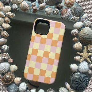 The Dairy designer checkered phone case iPhone 14